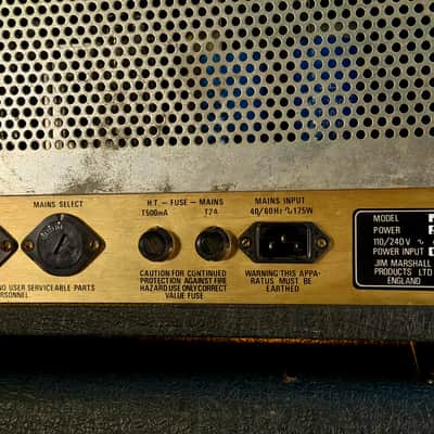 Marshall JCM 800 Lead Series Model 2204 50-Watt Master Volume Mk2 Head 1983 - Serviced image 9