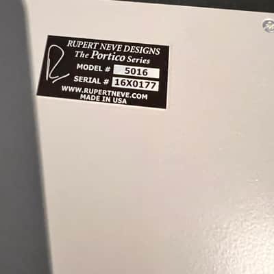 Rupert Neve Designs Portico 5016 Mic Preamp / DI with Variphase 2006 - 2008 Red / Blue image 2