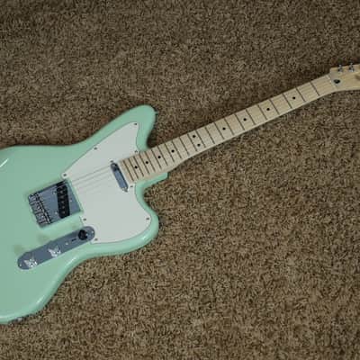 Video! 2020 Squier Paranormal Offset Telecaster Surf Green image 1