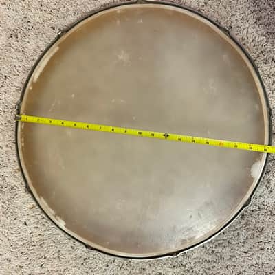 Studio 49 Vintage 19" Hand Drum Instrumentenbau - Natural Skin and Hardwood image 4