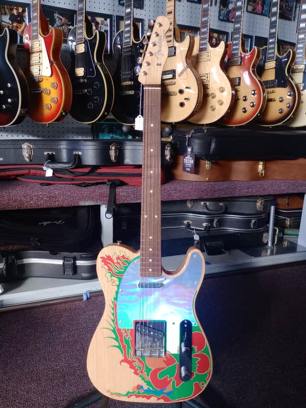 Fender Artist Series Jimmy Page Telecaster Natural with Dragon Graphic OHC *** FREE SHIPPING ***