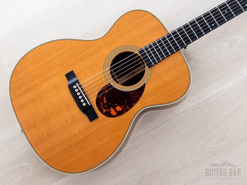 2012 Martin OM-28E Retro Acoustic Electric Guitar w/ Fishman F1 Aura+, Case image 1