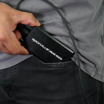 Rockville HeadRock Battery Powered 16 ohm – 300 ohm Headphone Amplifier Amp image 7