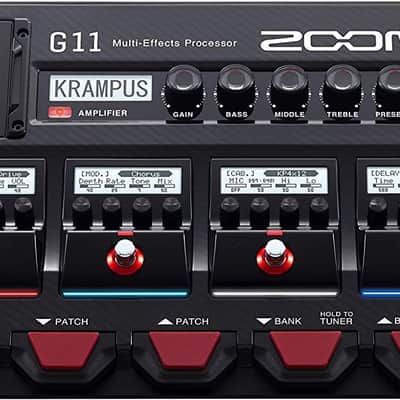 Zoom G11 Guitar Multi-Effects Processor with Expression Pedal, with Touchscreen Interface, 100+ Built in Effects, Amp Modeling, IR, Looper, Audio Interface for Direct Recording to Computer image 1
