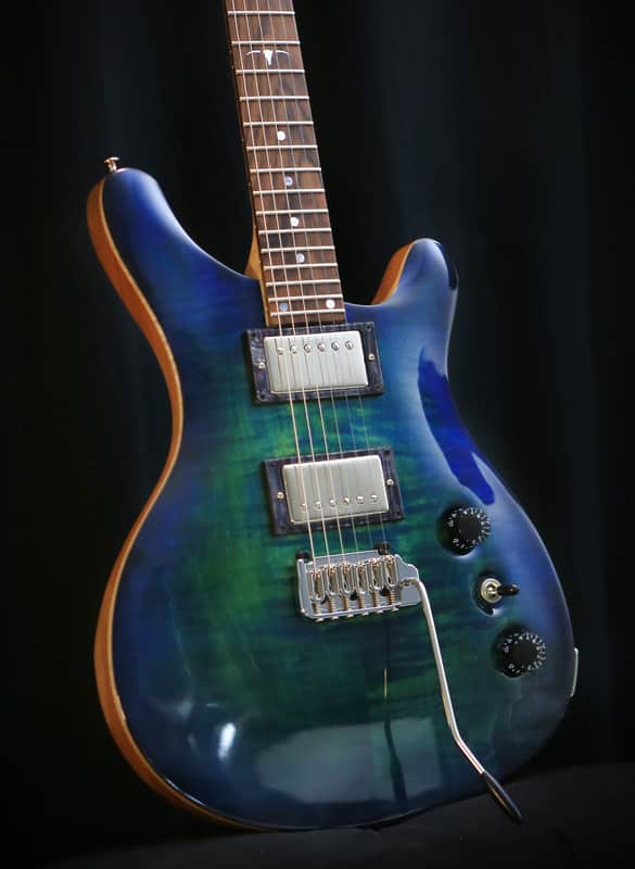 Travis Franklin Guitars - Brazos 24 in Aqua/Blue image 1