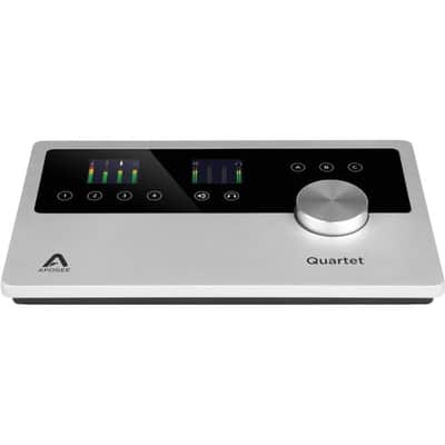 Apogee Quartet 4X8 USB Audio Interface for iPad & Mac + (2) Microphones Stand + Audio-Technica ATH-M30x Monitor Headphones (Black) + sE Electronics sE2200 Studio Condenser Cardioid Microphone with Isolation Pack + Microphone stand and Cable. image 2