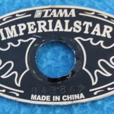 Tama IMPERIALSTAR Bass Drum BADGE LOGO EMBLEM image 6
