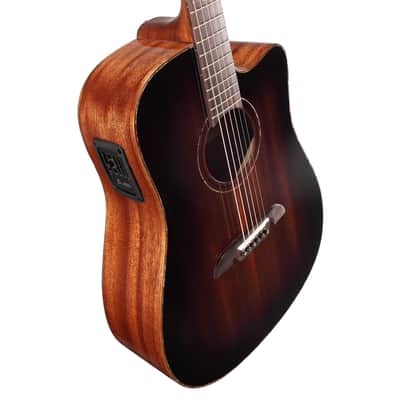 Alvarez MDA66CESHB Dreadnought Electric Acoustic image 6