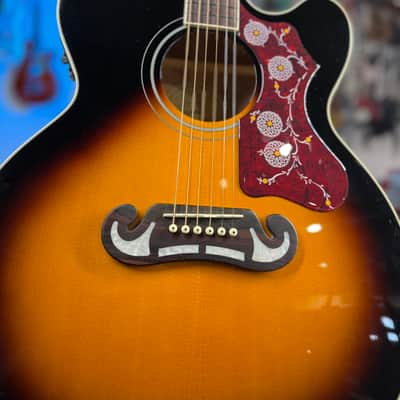 Epiphone J-200 Studio EC Acoustic-electric Guitar - Antique Natural GET PLEK'D! 550 image 6