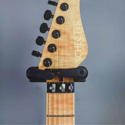 2016 Schecter USA Custom Shop Masterworks Banshee FR-S Sustainiac Redwood Burl Natural Gloss #M15-1204 image 6
