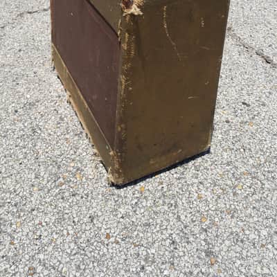Vintage 1954 Fender Tweed Deluxe Guitar Amplifier 5D3 Wide Panel image 3