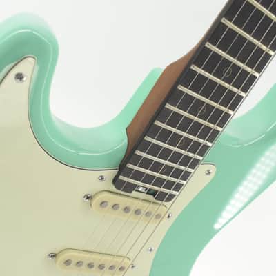 Schecter Nick Johnston Traditional with Ebony Fretboard Left-Handed 2020 - Present - Atomic Green image 8