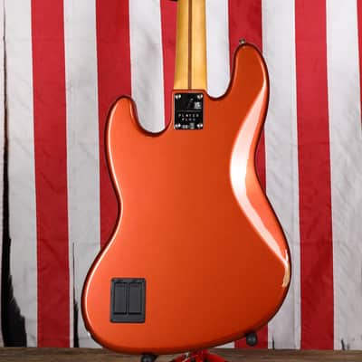 Fender Player Plus Active Jazz Bass - Aged Candy Apple Red Bild 8
