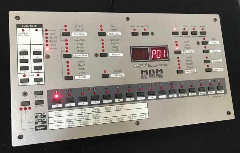 rare MaM SQ-16 (Music and More) Multitrack Sequencer image 1