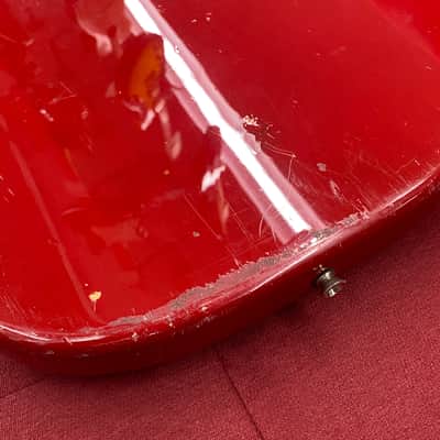 Squier by Fender 50th Anniversary P-Bass 1996 - Torino Red image 17
