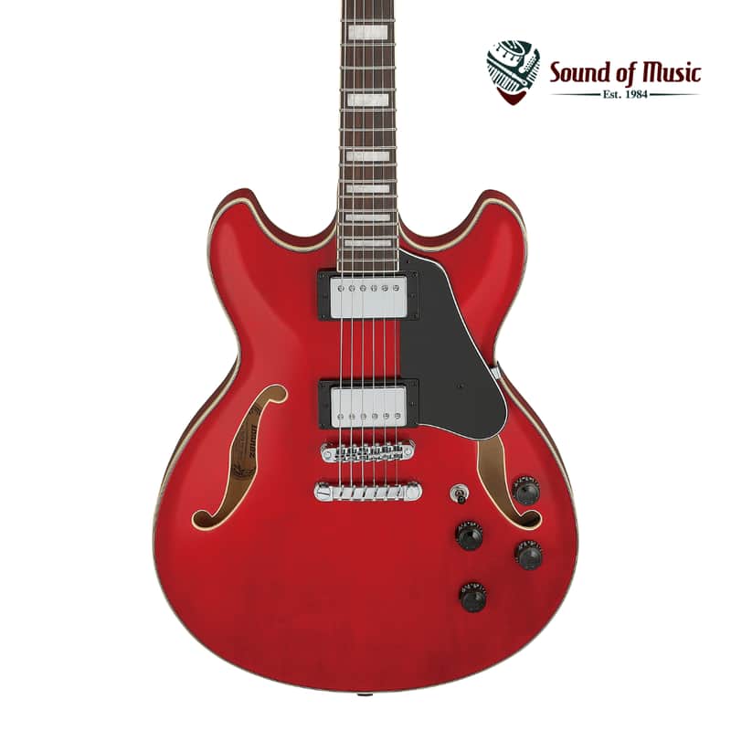 Ibanez Artcore AS73 Semi-Hollow Electric Guitar - Transparent Cherry Red image 1