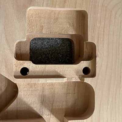 Fender American Ultra II Stratocaster guitar body unfinished Floyd Rose image 3