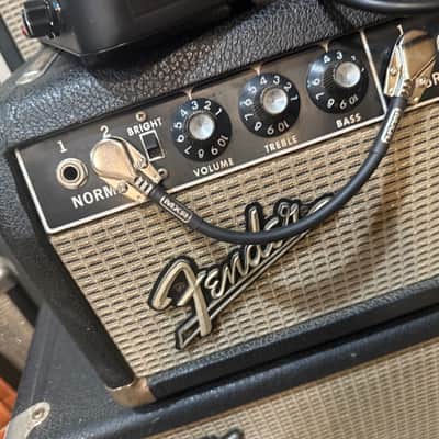 Fender Bandmaster 40-Watt Guitar Amp Head ONLY 1963 - 1967 Black Panel Bild 2