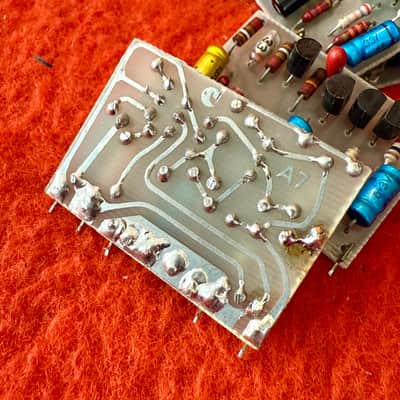 Calrec Discrete amplifier module type A-7 c 1970 - J series original vintage analog UK England BBC image 2