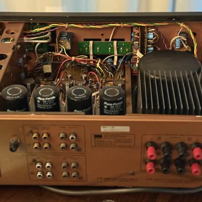 🎶✨ Sansui AU-D707G Extra Integrated Amplifier w/ Wood Cabinet