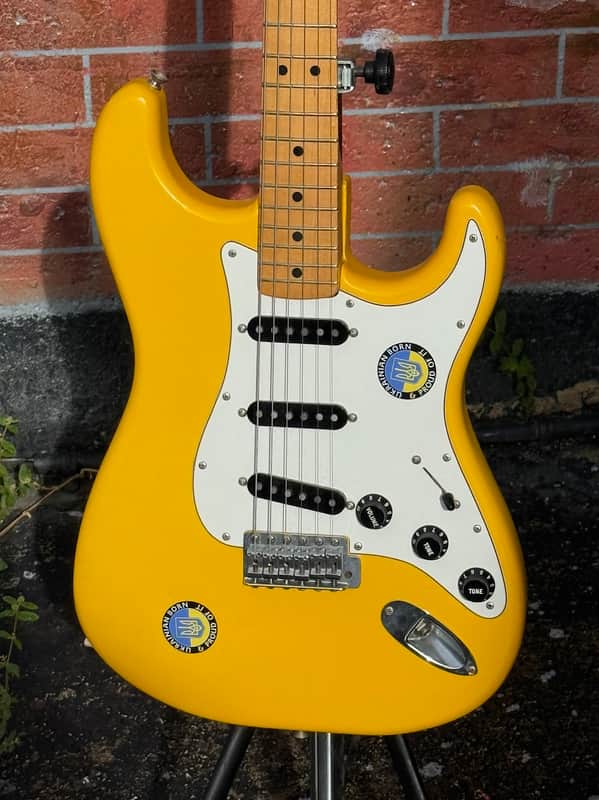 Fender Stratocaster International Color 1980 - a screamin Graffiti Yellow Ltd. Run Strat ! image 1