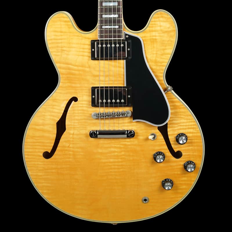 Gibson 2018 ES-355 Figured, Vintage Natural image 1