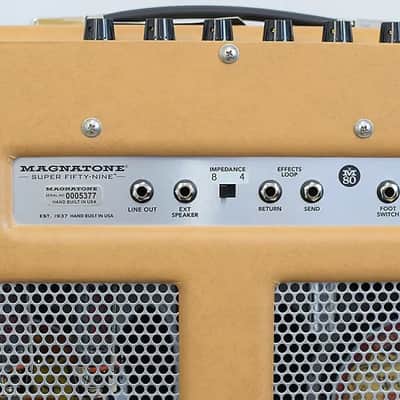Magnatone Super Fifty-Nine M80 45-Watt 1x12" Guitar Combo 2024 - Gold image 5