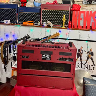Vox AC30C2 2x12” Custom Limited Edition 2-Channel 30-Watt 2x12" Guitar Combo Classic Vintage Red image 6