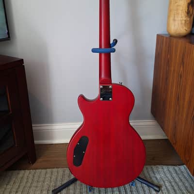 Epiphone Les Paul Special P-90 electric guitar in worn cherry image 6
