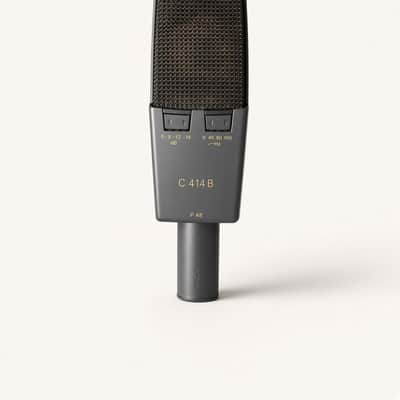 AKG C414 b xl II  made in Austria 2004 - Noir et or image 4