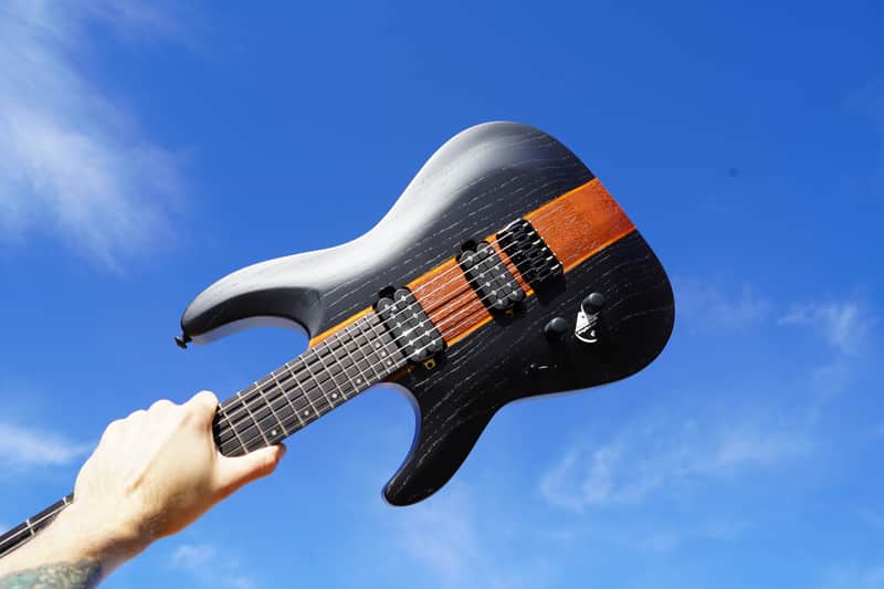Schecter DIAMOND SERIES C-1 Rob Scallon - Satin Dark Roast  Left Handed 6-String Electric Guitar (2023) image 1