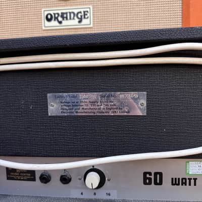 Vintage 1974 Laney Klipp 60w L60 PA British Valve Guitar Amplifier Head *1970s* image 9