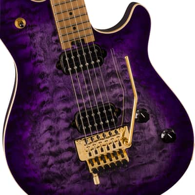 EVH Wolfgang Special QM Baked Maple FB Purple Burst image 3