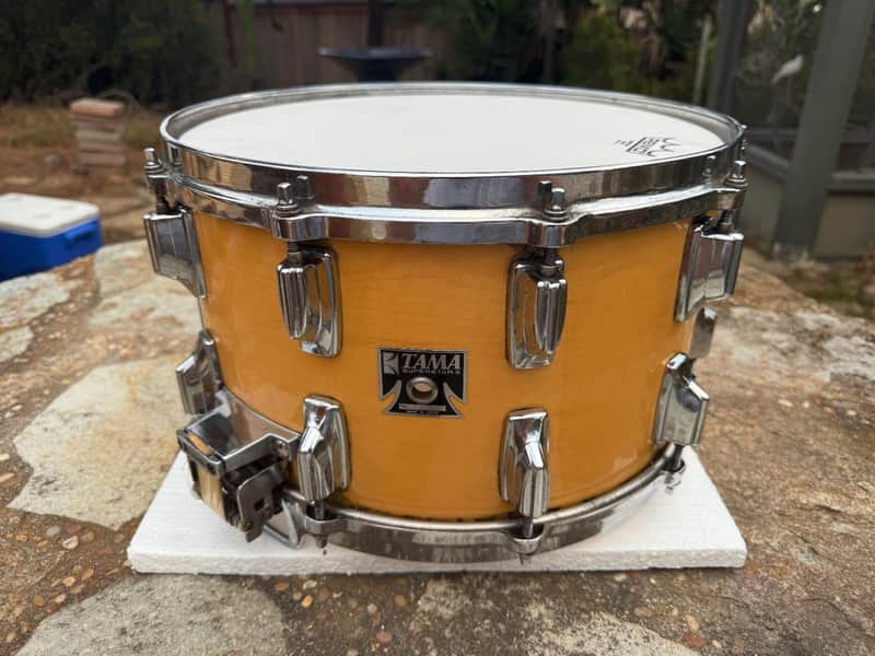Rare Vintage Tama Superstar 14x8 Split Lug Mastercraft Snare Drum - Maple wood image 1
