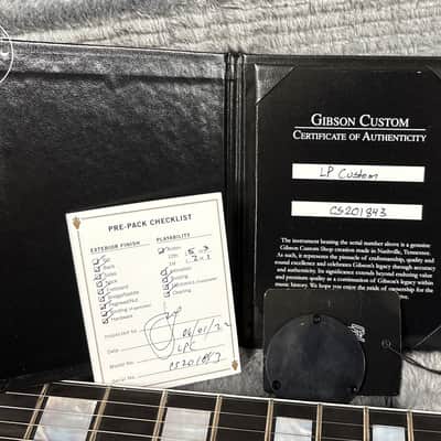 Gibson Les Paul Custom 2022 Ebony image 11