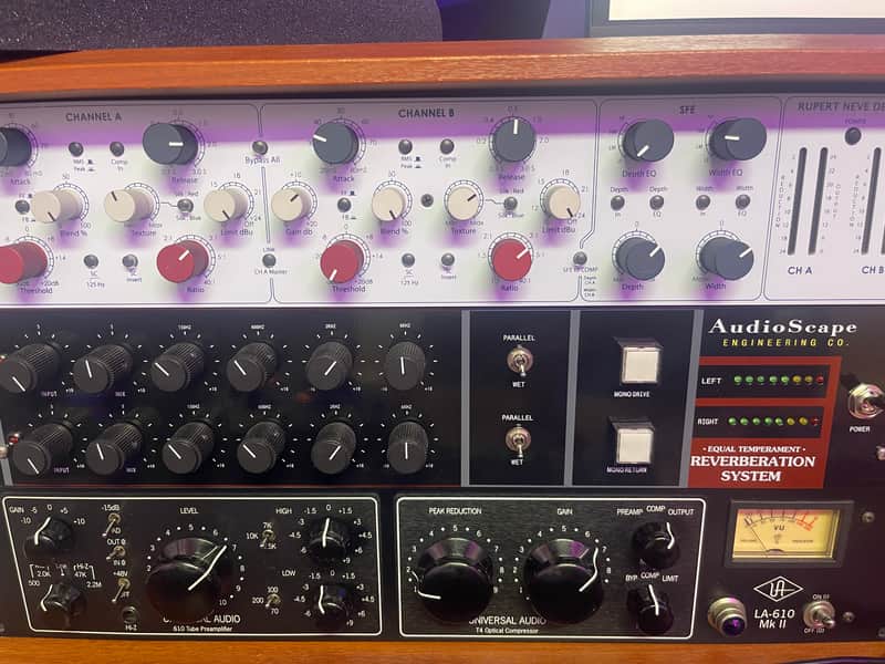 Universal Audio LA-610 MkII Tube Channel Strip 2008 - Present - Black image 1