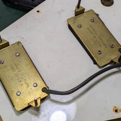 Aria Pro II Flying V FV-650D 1981 White Dimarzio Super Distortion image 17