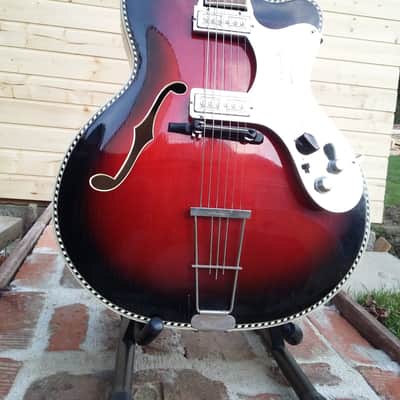 Vintage Bauer Jazz 1960 Redburst image 2