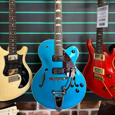 Gretsch G2420T Streamliner Riviera Blue Semi-Hollow 2020 Guitar image 2