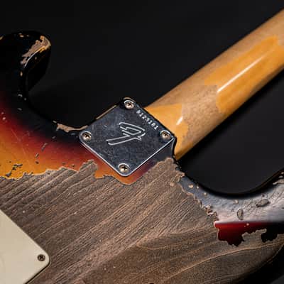 Fender Masterbuilt Jason Smith MICHAEL LANDAU 1968 Stratocaster - 3-tone Sunburst image 16