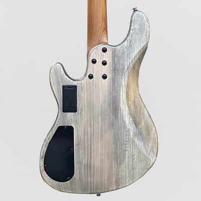 Cort GB-Modern 4 String Electric Bass Guitar - Open Pore Charcoal Gray image 4