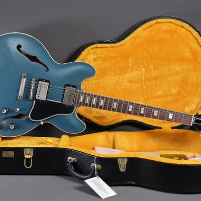 Gibson ES-335 1964 M2M Murphy Lab Heavy Aged Pelham Blue #121320 image 2