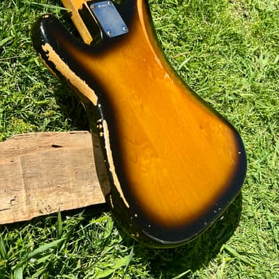 Vintage Fender Fullerton 57 Reissue Precision Bass Guitar 1982 image 13