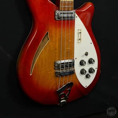 Rickenbacker Bass model 4005 from 1966 in fireglo image 5