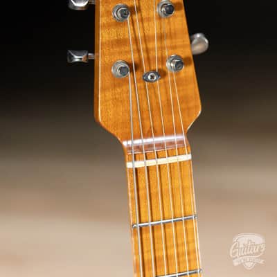 Shabat Lion Special Mahogany Body w/ Roasted Flame Maple & Imperials – Oxblood image 5