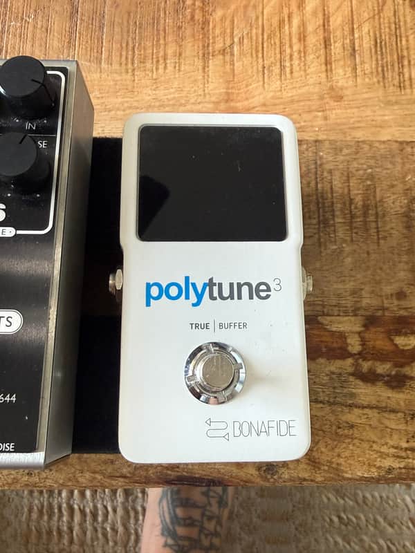 TC Electronic Polytune 3 Polyphonic Tuner Pedal 2017 - Present - White image 1