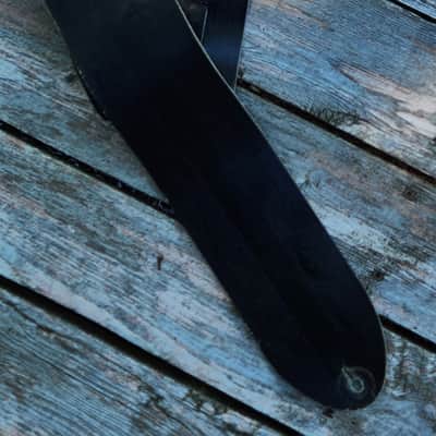 VINTAGE! Hand-Tooled Leather Bass Guitar Strap 1970s image 7