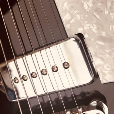 Epiphone Casino Ebony Black (Reissue) EB 2003 Peerless Korea Built image 10