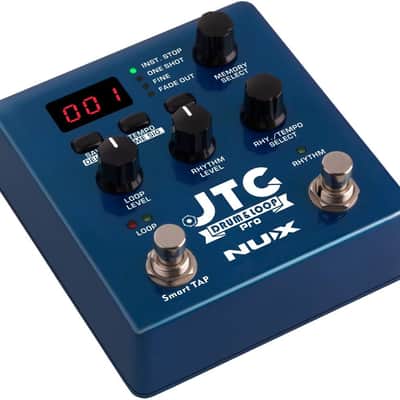 NUX JTC PRO Drum Loop PRO Dual Switch Looper Pedal 6 hours recording time 24-bit and 44.1 kHz sample rate image 3