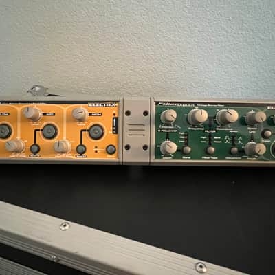 Electrix Filter Queen / EQ Killer Racked Combo 2000s - Green / Yellow
